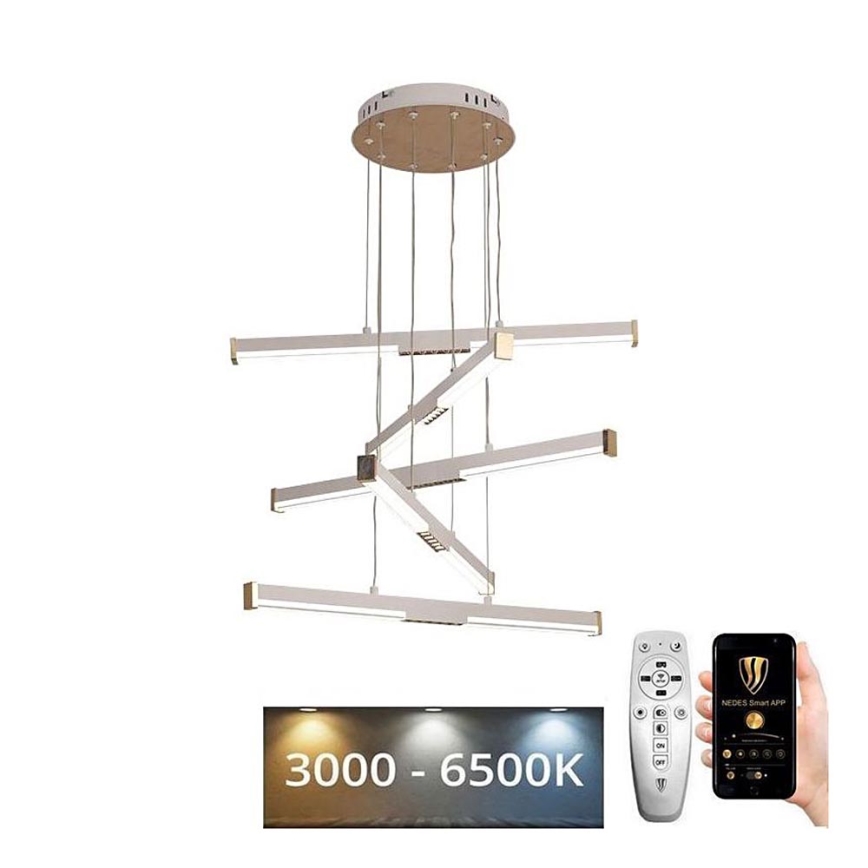 LED Żyrandol ściemnialny na lince LED/75W/230V 3000-6500K + pilot zdalnego sterowania