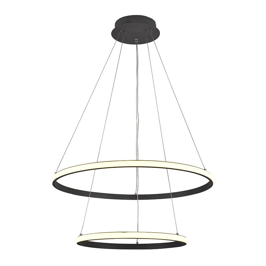 LED Żyrandol ściemnialny na lince LED/75W/230V 3000-6500K śr. 60 cm + zdalne sterowanie
