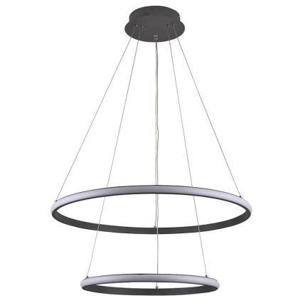 LED Żyrandol ściemnialny na lince LED/75W/230V 3000-6500K śr. 60 cm + zdalne sterowanie