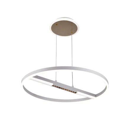 LED Żyrandol ściemnialny na lince LED/75W/230V 3000-6500K śr. 60 cm + zdalne sterowanie
