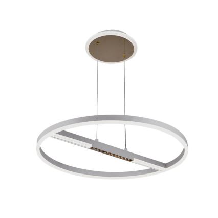 LED Żyrandol ściemnialny na lince LED/75W/230V 3000-6500K śr. 60 cm + zdalne sterowanie