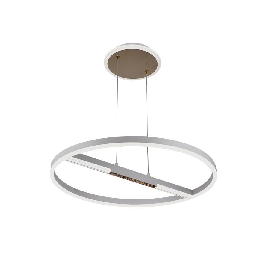 LED Żyrandol ściemnialny na lince LED/75W/230V 3000-6500K śr. 60 cm + zdalne sterowanie