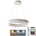 LED Żyrandol ściemnialny na lince LED/80W/230V 3000-6500K biały + pilot zdalnego sterowania