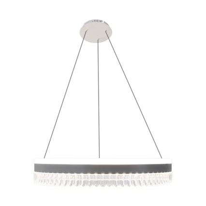 LED Ściemnialny kryształowy żyrandol na lince LED/80W/230V 3000-6500K biały + zdalne sterowanie