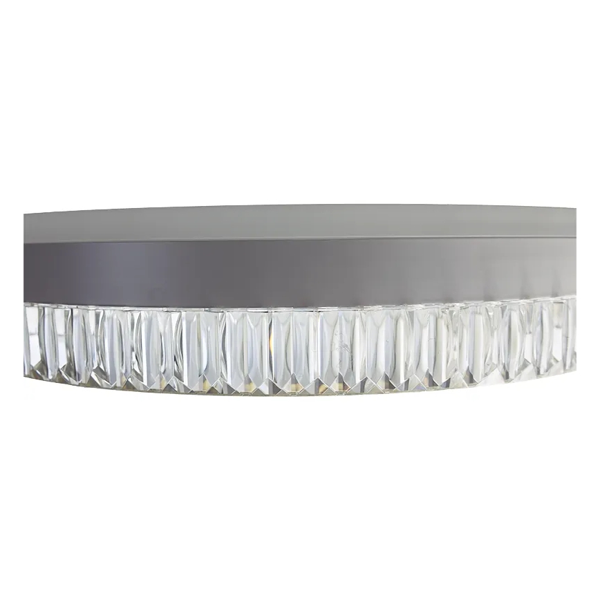 LED Ściemnialny kryształowy żyrandol na lince LED/80W/230V 3000-6500K biały + zdalne sterowanie