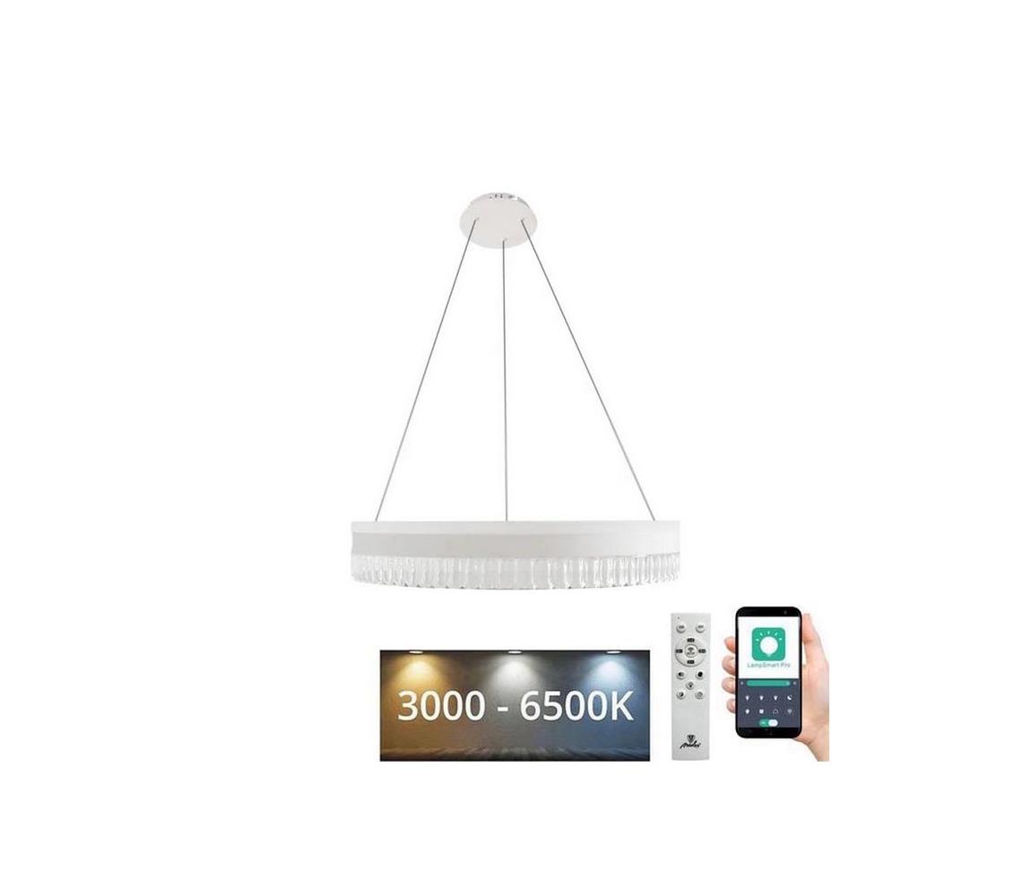 LED Żyrandol ściemnialny na lince LED/80W/230V 3000-6500K biały + zdalne sterowanie