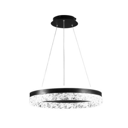 LED Żyrandol ściemnialny na lince LED/80W/230V 3000-6500K czarny + pilot zdalnego sterowania