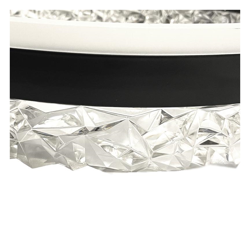 LED Żyrandol ściemnialny na lince LED/80W/230V 3000-6500K czarny + pilot zdalnego sterowania