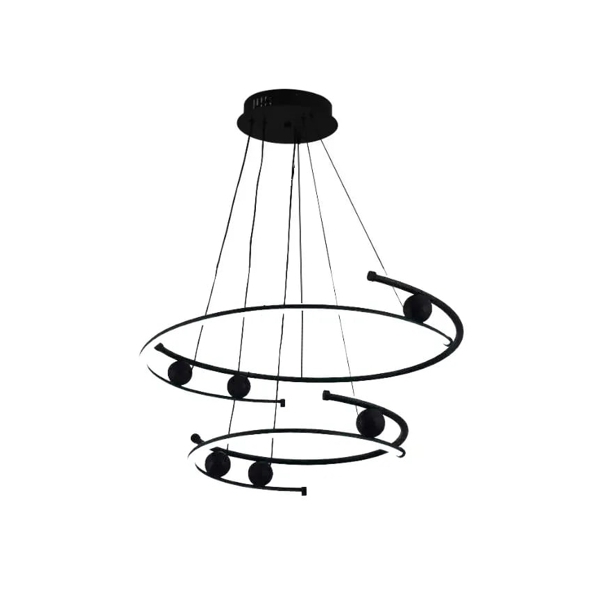 LED Żyrandol ściemnialny na lince LED/80W/230V 3000-6500K + pilot zdalnego sterowania