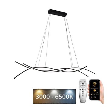 LED Żyrandol ściemnialny na lince LED/80W/230V 3000-6500K + pilot zdalnego sterowania