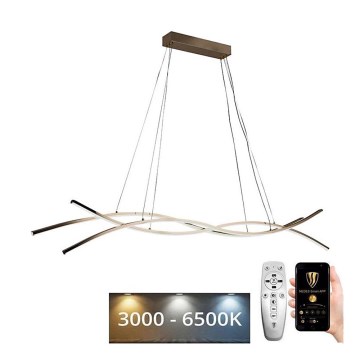 LED Żyrandol ściemnialny na lince LED/80W/230V 3000-6500K + pilot zdalnego sterowania