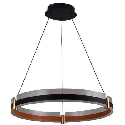 LED Żyrandol ściemnialny na lince LED/80W/230V 3000-6500K śr. 60 cm + zdalne sterowanie