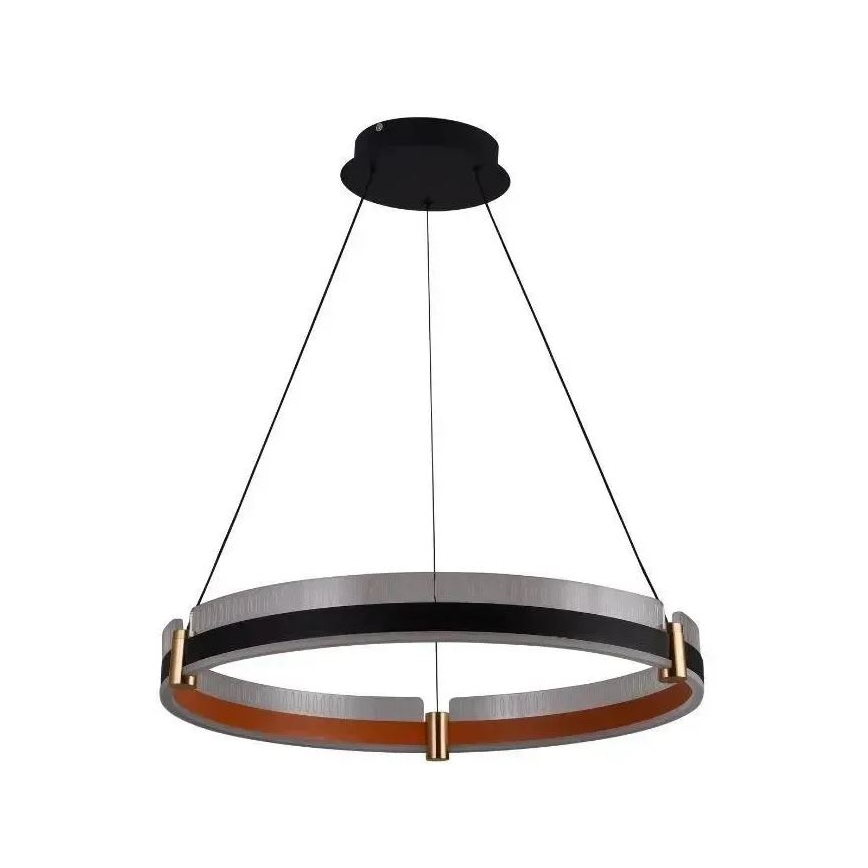 LED Żyrandol ściemnialny na lince LED/80W/230V 3000-6500K śr. 60 cm + zdalne sterowanie