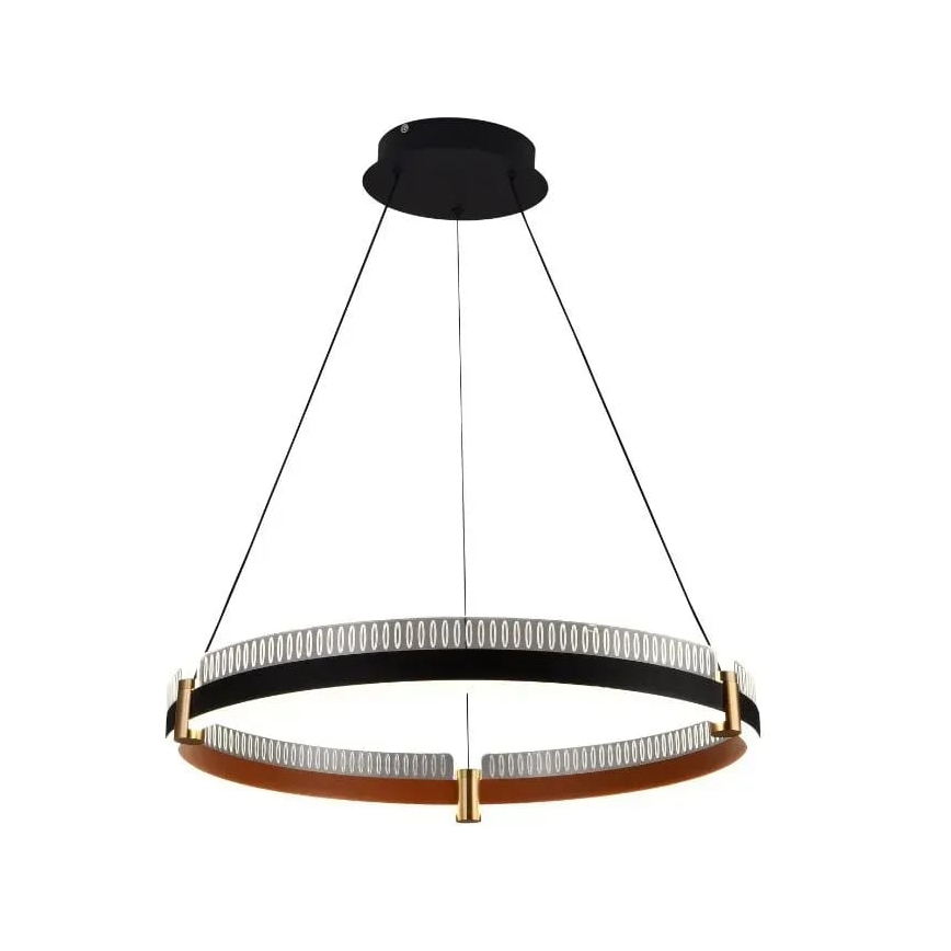 LED Żyrandol ściemnialny na lince LED/80W/230V 3000-6500K śr. 60 cm + zdalne sterowanie