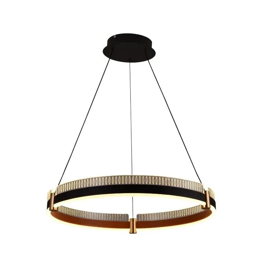 LED Żyrandol ściemnialny na lince LED/80W/230V 3000-6500K śr. 60 cm + zdalne sterowanie