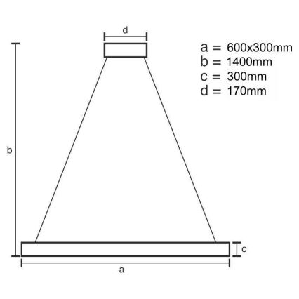 LED Ściemnialny żyrandol kryształowy na lince LED/80W/230V 3000-6500K złoty + pilot zdalnego sterowania