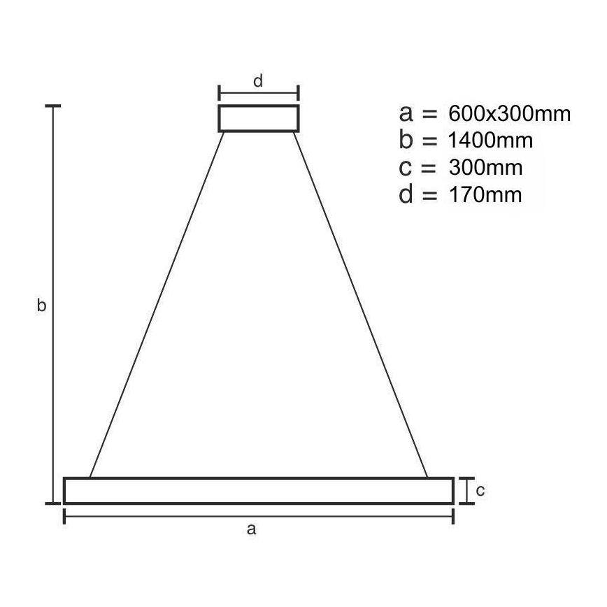 LED Ściemnialny żyrandol kryształowy na lince LED/80W/230V 3000-6500K złoty + pilot zdalnego sterowania