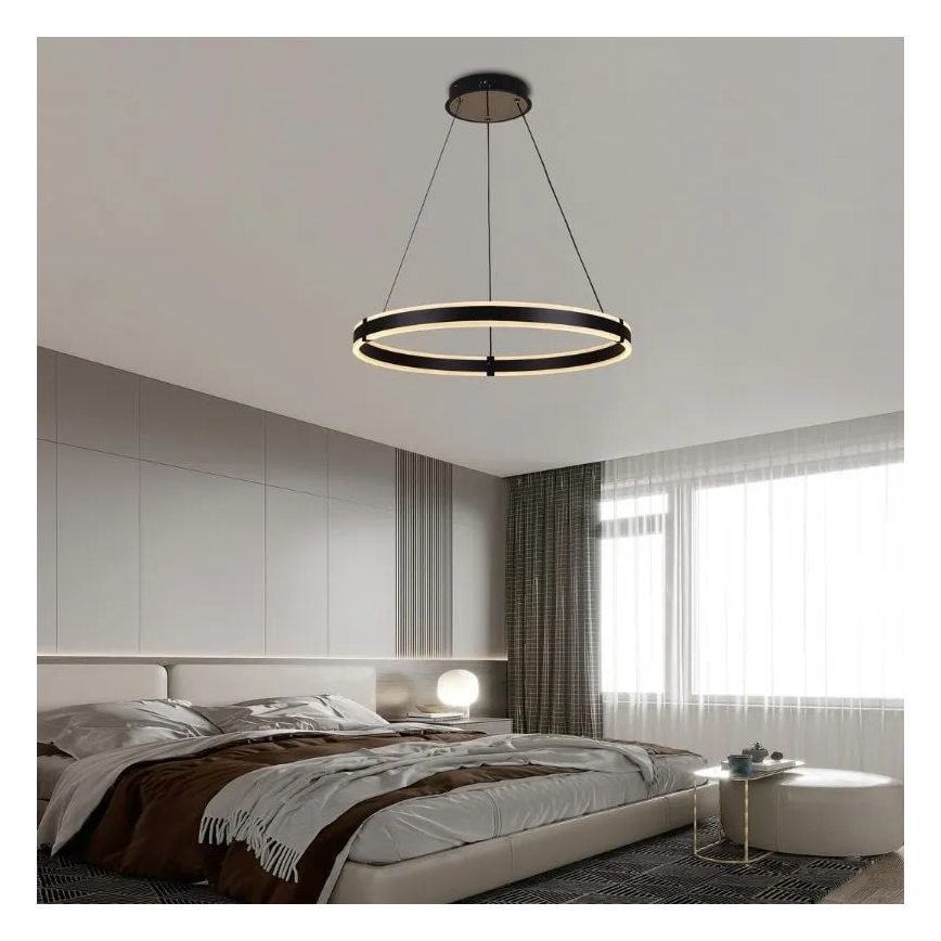 LED Żyrandol ściemnialny na lince LED/85W/230V 3000-6500K + pilot zdalnego sterowania