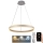 LED Żyrandol ściemnialny na lince LED/85W/230V 3000-6500K śr. 60 cm + zdalne sterowanie
