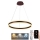 LED Żyrandol ściemnialny na lince LED/85W/230V 3000-6500K śr. 60 cm + zdalne sterowanie