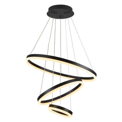 LED Żyrandol ściemnialny na lince LED/85W/230V 3000-6500K śr. 60 cm + zdalne sterowanie