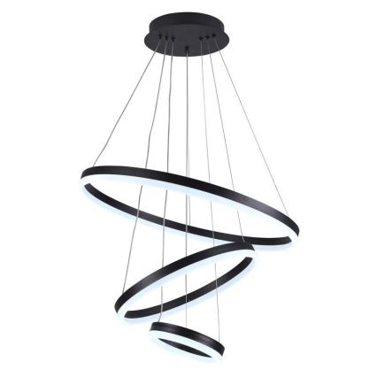 LED Żyrandol ściemnialny na lince LED/85W/230V 3000-6500K śr. 60 cm + zdalne sterowanie