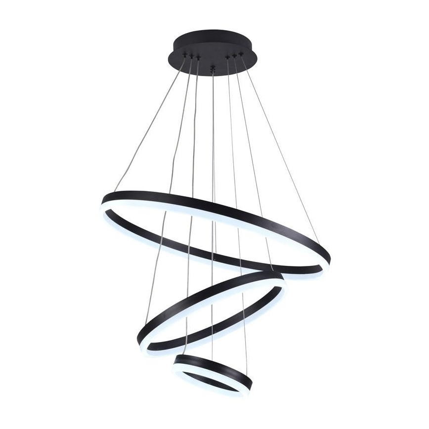 LED Żyrandol ściemnialny na lince LED/85W/230V 3000-6500K śr. 60 cm + zdalne sterowanie