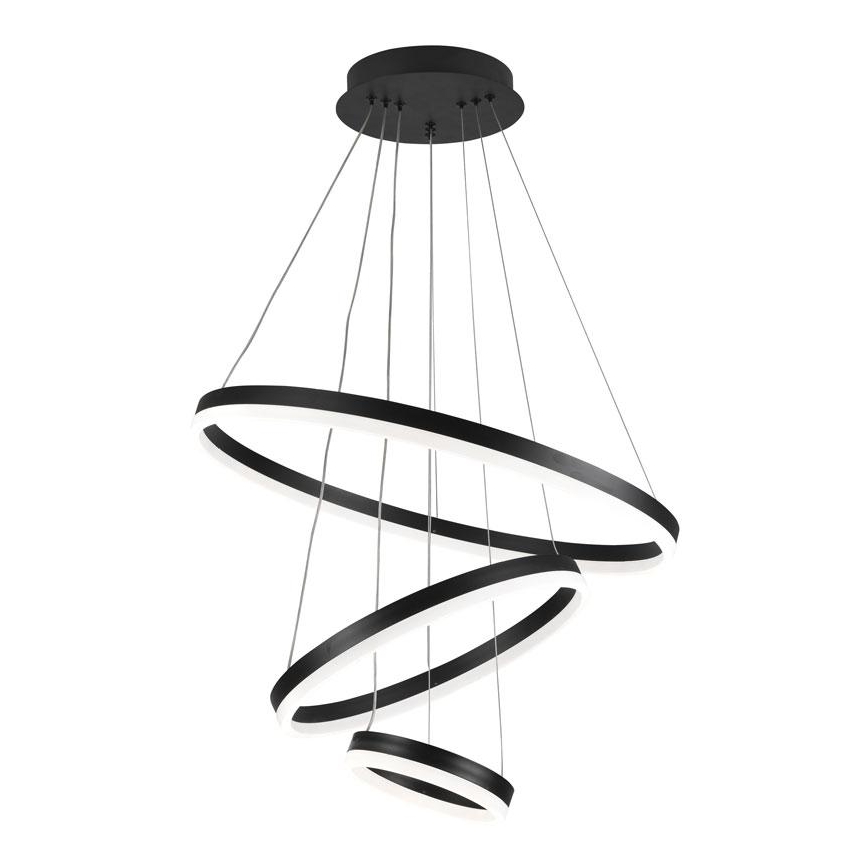 LED Żyrandol ściemnialny na lince LED/85W/230V 3000-6500K śr. 60 cm + zdalne sterowanie