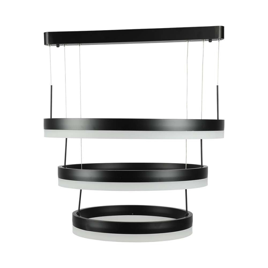 LED Żyrandol ściemnialny na lince LED/86W/230V 3000K czarny