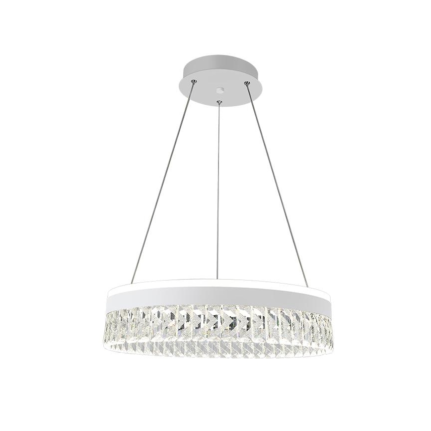 LED Ściemnialna kryształ żyrandol na lince LED/90W/230V 3000-6500K biały + pilot zdalnego sterowania