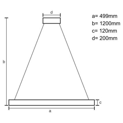 LED Ściemnialna kryształ żyrandol na lince LED/90W/230V 3000-6500K biały + pilot zdalnego sterowania