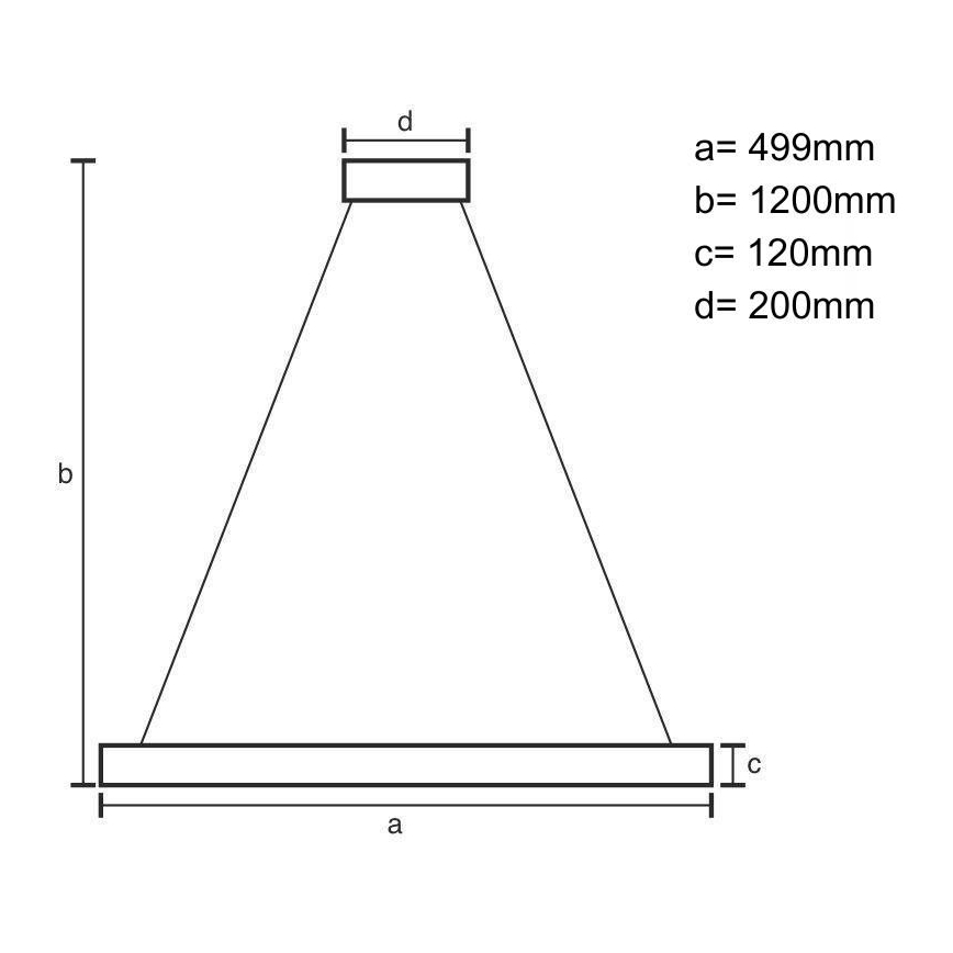 LED Ściemnialna kryształ żyrandol na lince LED/90W/230V 3000-6500K czarny + pilot zdalnego sterowania