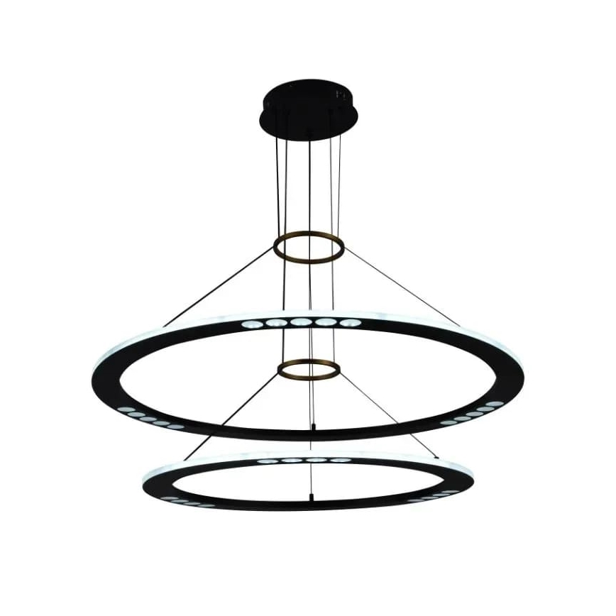 LED Żyrandol ściemnialny na lince LED/90W/230V 3000-6500K + pilot zdalnego sterowania