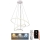 LED Żyrandol ściemnialny na lince LED/90W/230V 3000-6500K śr. 60 cm + zdalne sterowanie