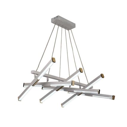 LED Żyrandol ściemnialny na lince LED/90W/230V 3000-6500K śr. 80 cm + zdalne sterowanie