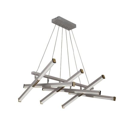 LED Żyrandol ściemnialny na lince LED/90W/230V 3000-6500K śr. 80 cm + zdalne sterowanie