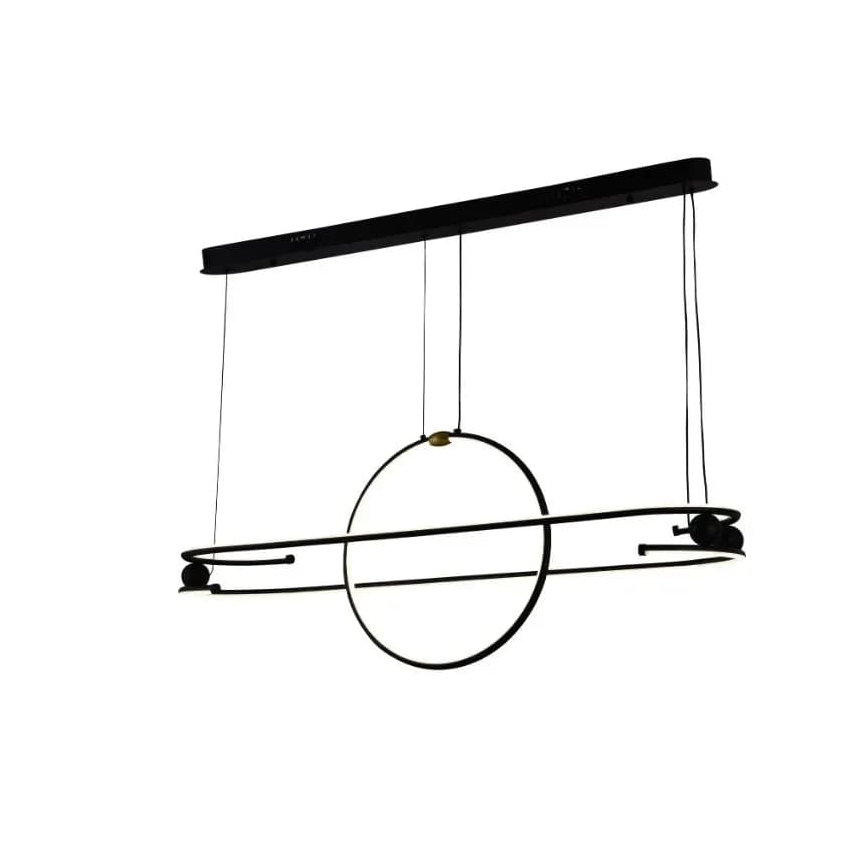 LED Żyrandol ściemnialny na lince LED/95W/230V 3000-6500K + pilot zdalnego sterowania