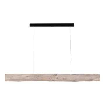LED Żyrandol ściemnialny na lince LUCAS LED/33W/230V sosna