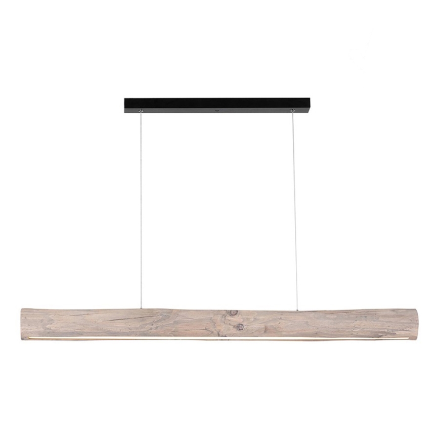 LED Żyrandol ściemnialny na lince LUCAS LED/33W/230V sosna