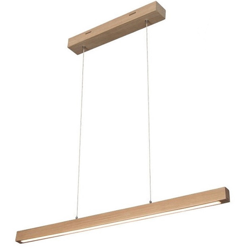 LED Żyrandol ściemnialny na lince SMAL LED/12W/230V dąb