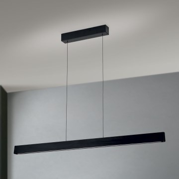 LED Żyrandol ściemnialny na lince TARA LED/44W/230V 2700/3800/4500/5700K czarny