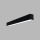 LED2 - Lampa sufitowa LED LINO LED/24W/230V 3000/3500/4000K 90 cm czarna