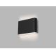 LED2 - LED Kinkiet zewnętrzny FLAT 2xLED/3W/230V IP65 3000K/4000K/5700K czarne
