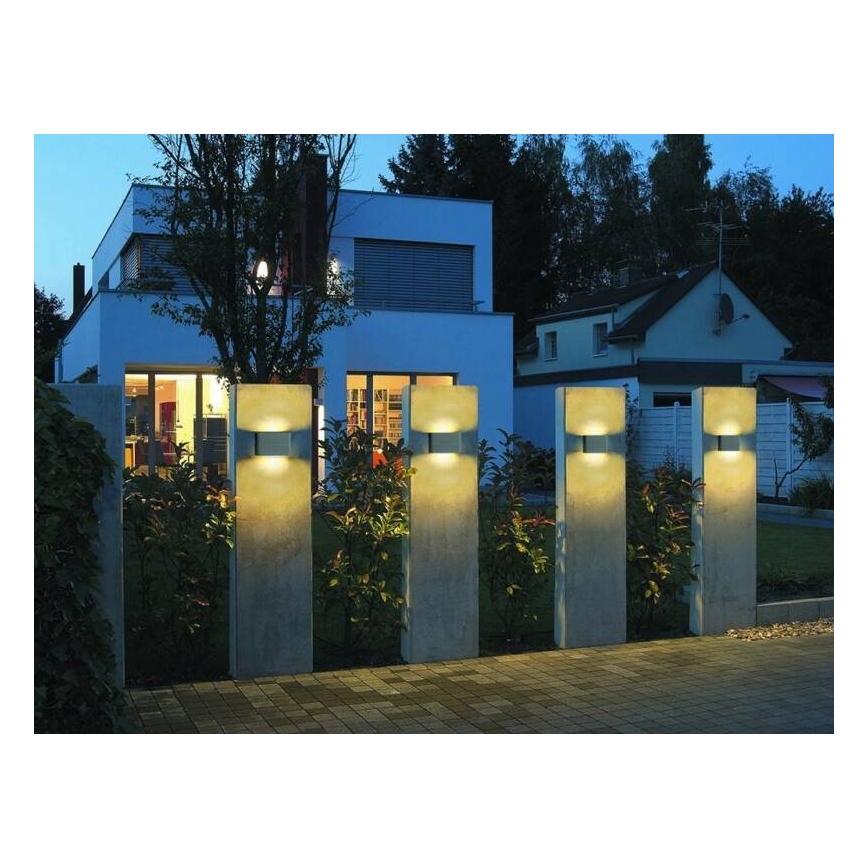 LED2 - LED Kinkiet zewnętrzny FLAT 2xLED/5W/230V IP65