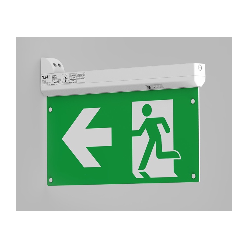 LED2 - LED Oprawa awaryjna SAFE ALL LED/2W/3,6V 6000K IP40