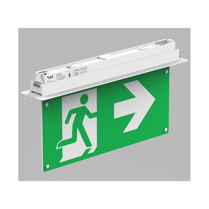 LED2 - LED Oprawa awaryjna SAFE ALL LED/2W/3,6V 6000K IP40