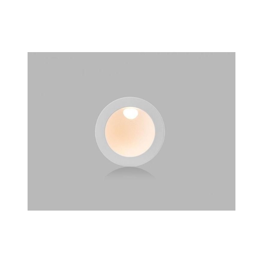 LED2 - LED Oprawa wpuszczana WALK LED/1W/230V + puszka montażowa