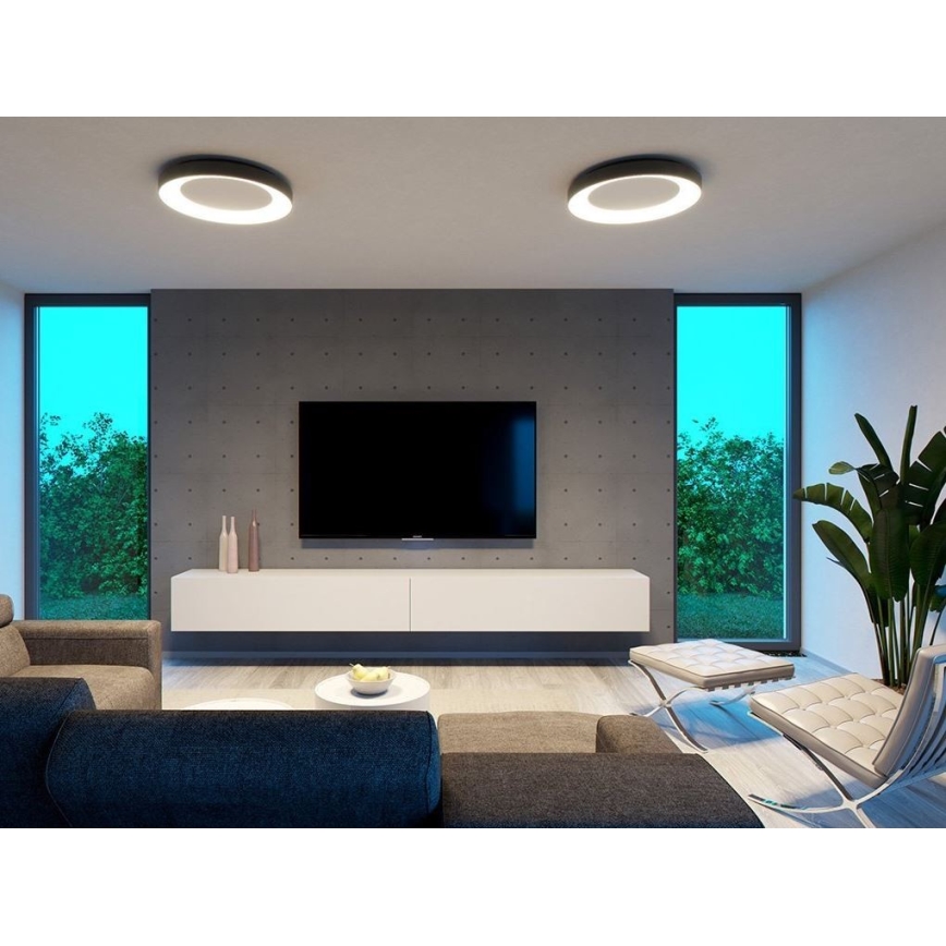 LED2 - LED Oświetlenie sufitowe BELLA LED/40W/230V 3000/4000K czarne