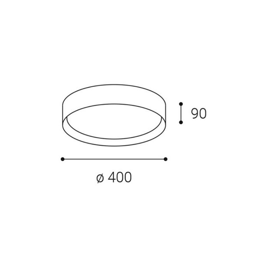 LED2 - LED Oświetlenie sufitowe MILA LED/30W/230V 3000/4000K