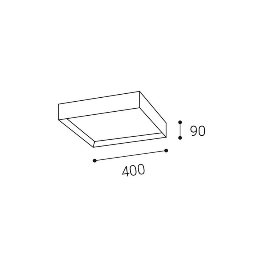 LED2 - LED Oświetlenie sufitowe MILO LED/30W/230V białe 3000/4000 K